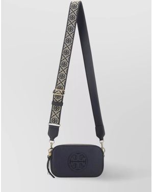 Tory Burch Miller Mini Leather Crossbody Bag - White
