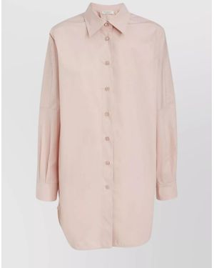 Philosophy Cotton Poplin Oversized Shirt - Natural