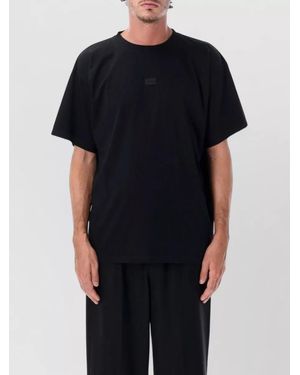 MM6 by Maison Margiela Cotton T-Shirt - Black