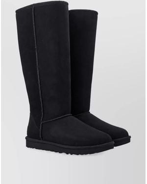 UGG Sheepskin Classic Ultra Tall Knee-High Boots - Black