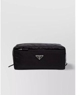 Prada Rectangular Shape Travel Companion - Black