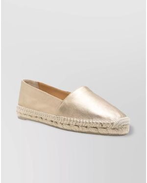 Castañer Leather Espadrilles - Natural