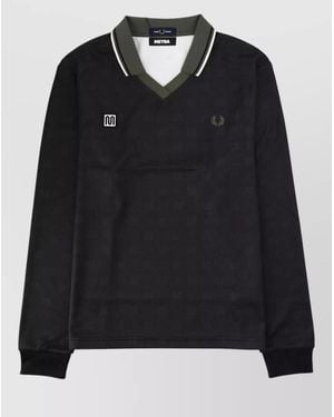 Fred Perry Logo Sweatshirt - Black