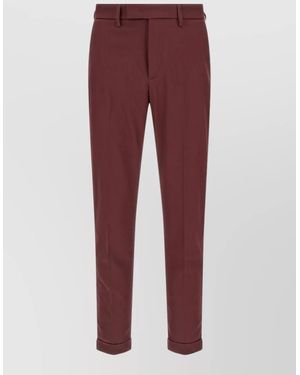 Department 5 Destynai Trousers Belt Loops Back Pocket - Red