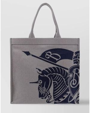 Burberry Canvas Tote Bag - Grey