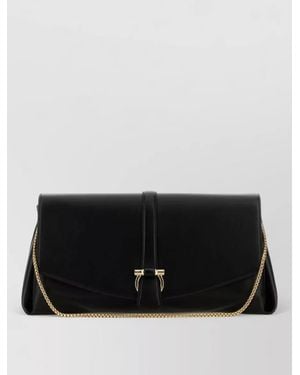 Ferragamo Large Crossbody Bag Chain Strap - Black