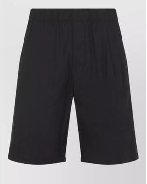 Our Legacy Relaxed-Fit Bermuda Shorts - Black