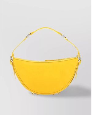 BY FAR Gib Leather Shoulder Bag - Yellow
