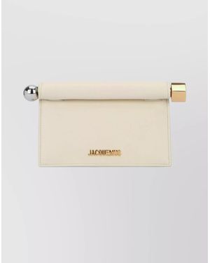Jacquemus Round Top Handle Shoulder Bag C - Natural