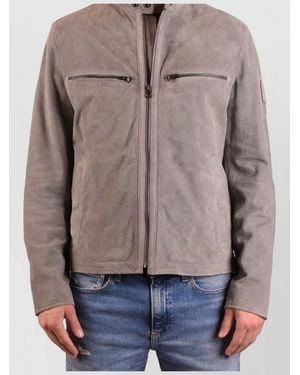 Belstaff Leather Coat - Brown