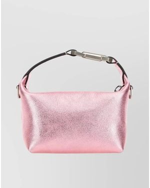 Eera Full Moon Leather Shoulder Bag - Pink