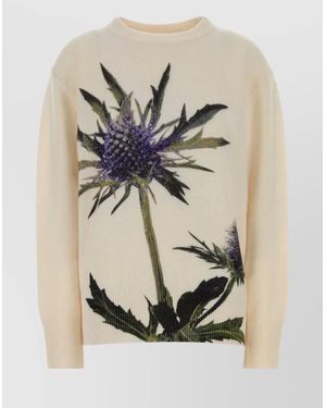Blumarine Printed Jumper - Natural