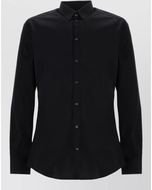 Dolce & Gabbana Shirt Featuring Long Cuffed Sleeves Design - Black