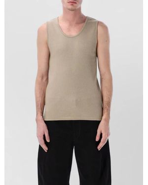 Lemaire Ribbed Tank Top - Natural