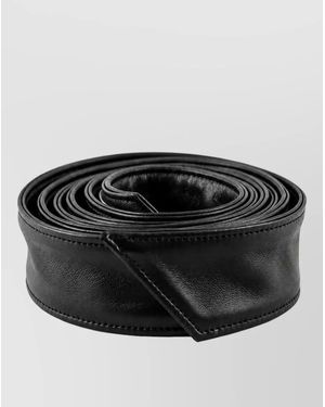 LA ROSE Leather Belt - Black