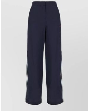 Off-White c/o Virgil Abloh Acetate Blend Joggers Belt Loops Side Stripe - Blue