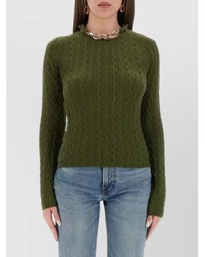 Rabanne Cashmere Wool Sweater - Green