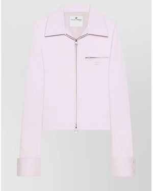 Courreges Cropped Jacket - Pink