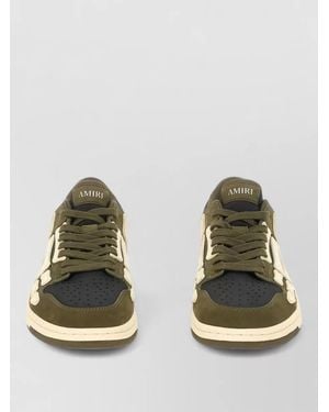 Amiri Lace Trainers Nylon Silk Panels Rubber - Green