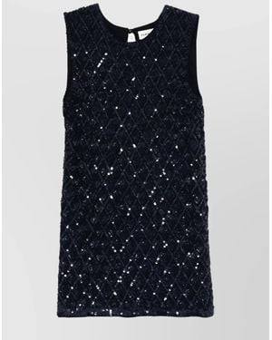 P.A.R.O.S.H. Mini Dress - Blue