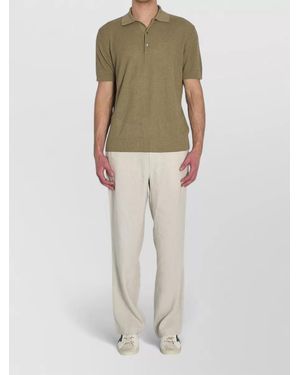 Barena Linen Polo Shirt - Multicolour