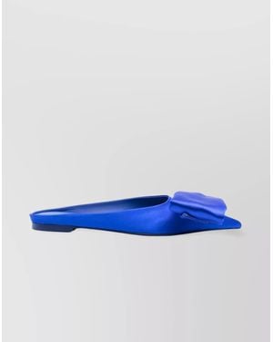 Ferragamo Bow Slippers - Blue