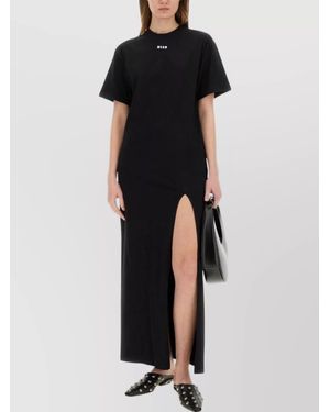 【関税&送料込】Msgm Long Dress With Slit MSGM Long Dress With Slit | italist
