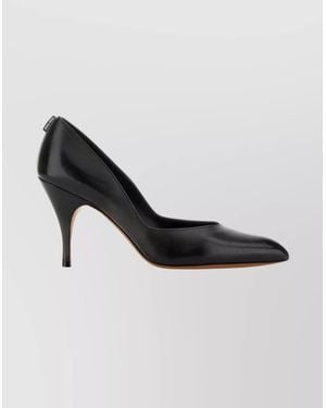 Miu Miu Stylish Leather Pumps Featuring Pointed Toe And Stiletto - Black