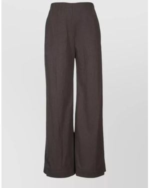 Harris Wharf London Flared Trousers - Brown