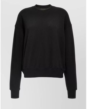 Wardrobe NYC Cotton Rhw Sweatshirt - Black