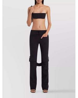 Courreges Two Tone Bandeau Top - Multicolor