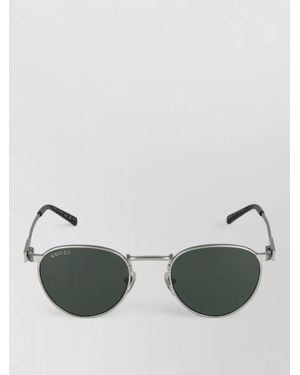 Gucci Sunglasses Gg1875S Metal Frame Slim Temples - Green