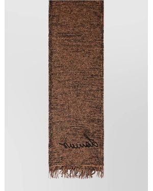 Laneus Alpaca-Blend Scarf - Brown
