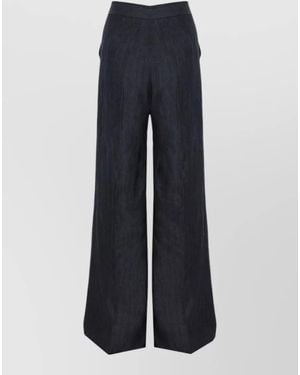Max Mara Linen Shorts - Blue