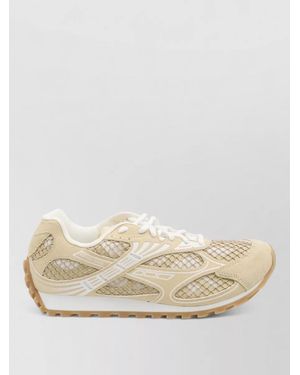 Bottega Veneta Leather Low-Top Trainers - Natural
