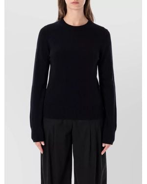 Rhea Costa Cashmere Wool Crewneck Sweatshirt - Blue