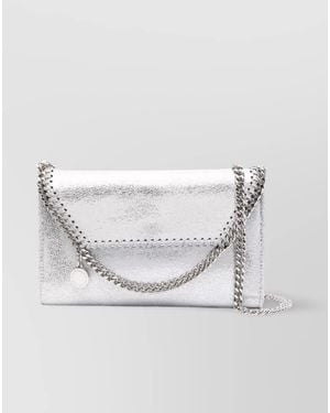 Stella McCartney Compact Wallet Crossbody Bag - White