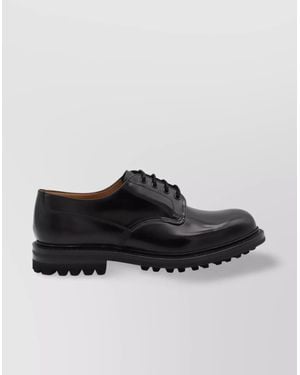 Church's Lace-Up Brogues Chunky Sole - Black