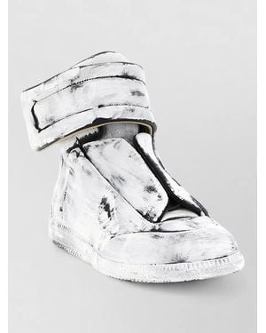 Maison Margiela Future High Top Sneakers Round Toe Sole - White