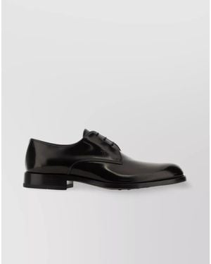 Tod's Leather Derby Shoes - Black