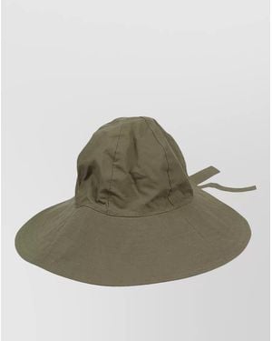 Barbour Kershope Wide Brim Hat Adjustable Straps - Green