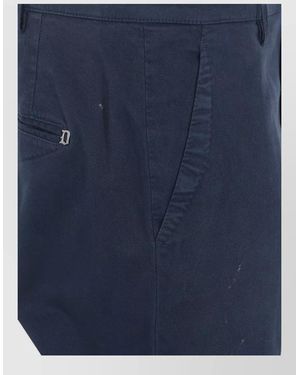 Dondup Cotton Relaxed-Fit Chinos - Blue