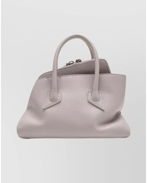 The Attico Leather Crossbody Bag - Pink