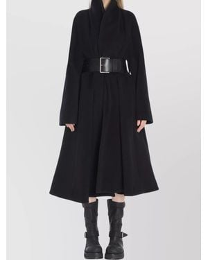 Balenciaga Wrap-Around Coat - Black