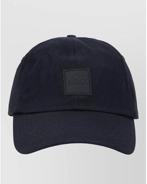 BOSS Structured Visor Cap Casual Outdoor Style - Blue