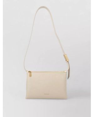 Off-White c/o Virgil Abloh Calf Leather Cross-Body Bag - White