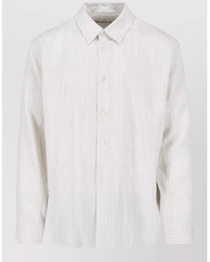 Our Legacy Striped Regular-Fit Shirt - White