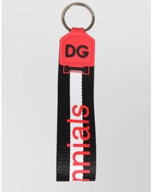 Dolce & Gabbana Logo Keychain - Red