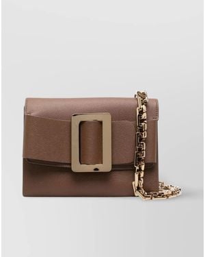Boyy Na Na Leather Grained Shoulder Bag - Brown