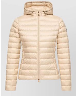 Moncler Short Hooded Down Jacket Packable - Natural